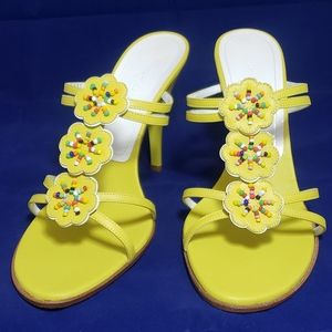 Strappy stiletto heels